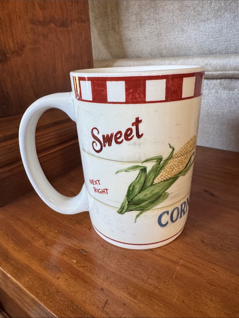 Farm Fresh Sweet Corn Ceramic Mug by Home Trends